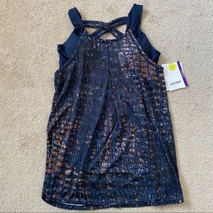 NWT Jockey tank with attached sports bra